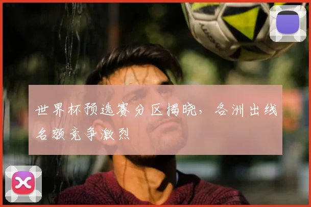 世界杯预选赛分区揭晓，各洲出线名额竞争激烈